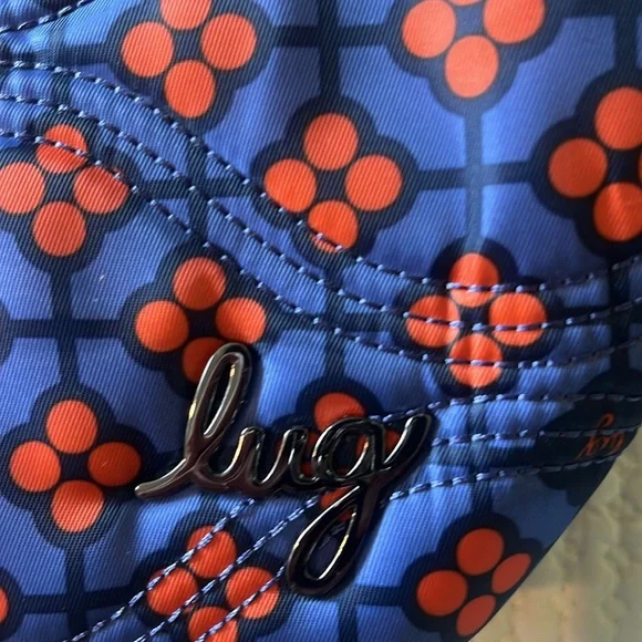 Lug Tempo Tote Bag Very Berry Blue Orange/Blue - Picture 6 of 9